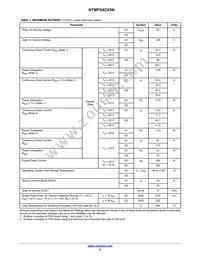 NTMFD4C85NT1G Datasheet Page 2