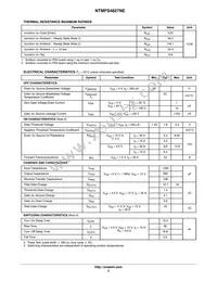 NTMFS4827NET3G Datasheet Page 2