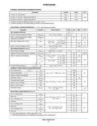 NTMFS4839NT3G Datasheet Page 2
