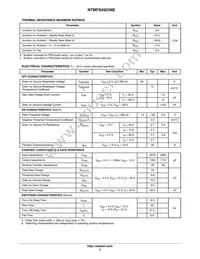 NTMFS4923NET3G Datasheet Page 2