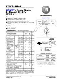 NTMFS4C028NT1G Datasheet Cover