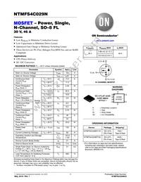 NTMFS4C029NT3G Datasheet Cover
