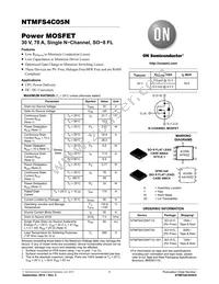 NTMFS4C05NT1G-001 Datasheet Cover