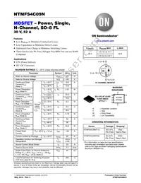 NTMFS4C09NT1G-001 Datasheet Cover