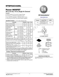 NTMFS5C450NLT1G Datasheet Cover