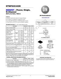 NTMFS5C450NT3G Datasheet Cover