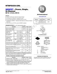 NTMFS5C612NLT1G Datasheet Cover