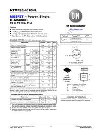 NTMFS5H610NLT1G Datasheet Cover