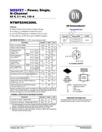 NTMFS5H630NLT1G Datasheet Cover