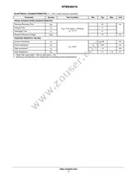 NTMS4801NR2G Datasheet Page 3