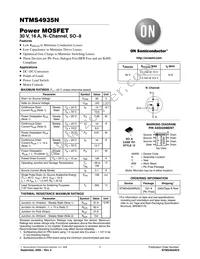 NTMS4935NR2G Datasheet Cover