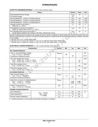 NTMSD3P303R2G Datasheet Page 2