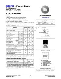 NTMTS0D7N04CTXG Datasheet Cover