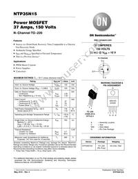 NTP35N15G Datasheet Cover