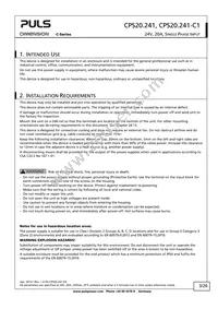 NTPS-24-20 Datasheet Page 3