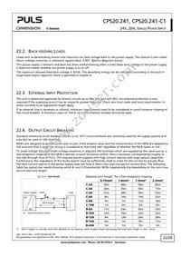 NTPS-24-20 Datasheet Page 22