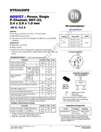 NTR3A30PZT1G Datasheet Cover