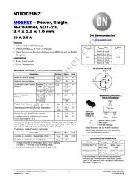 NTR3C21NZT3G Datasheet Cover