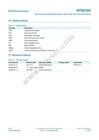 NTS0103GU10 Datasheet Page 17