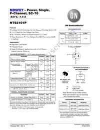 NTS2101PT1 Datasheet Cover