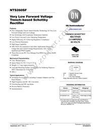 NTS260SFT3G Datasheet Cover