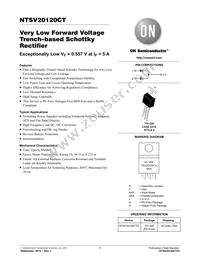 NTSV20120CTG Datasheet Cover