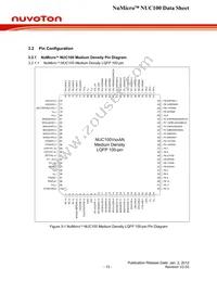 NUC100VD3AN Datasheet Page 13