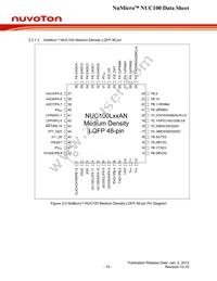 NUC100VD3AN Datasheet Page 15