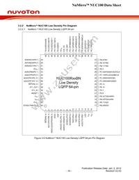 NUC100VD3AN Datasheet Page 16