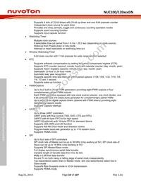 NUC120RD2DN Datasheet Page 10