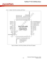 NUC120RD3AN Datasheet Page 18