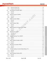 NUC123SC2AN1 Datasheet Page 3