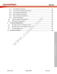 NUC123SC2AN1 Datasheet Page 5