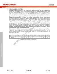 NUC123SC2AN1 Datasheet Page 8