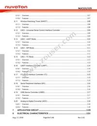 NUC125SC2AE Datasheet Page 4