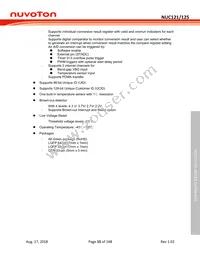 NUC125SC2AE Datasheet Page 15