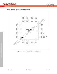 NUC125SC2AE Datasheet Page 22