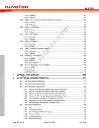 NUC126VG4AE Datasheet Page 4