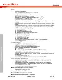 NUC126VG4AE Datasheet Page 16