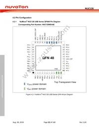 NUC126VG4AE Datasheet Page 22