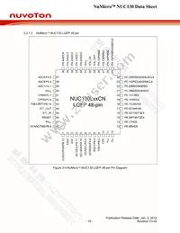 NUC130VE3CN Datasheet Page 15