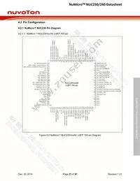 NUC230VE3AE Datasheet Page 21