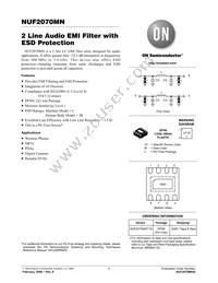 NUF2070MNT1G Datasheet Cover