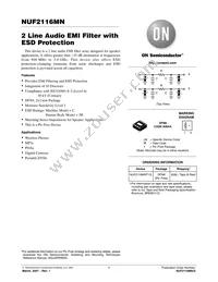 NUF2116MNT1G Datasheet Cover