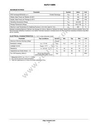 NUF2116MNT1G Datasheet Page 2