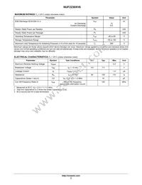 NUF2230XV6T1 Datasheet Page 2