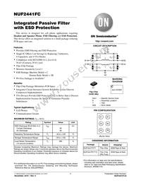 NUF2441FCT1 Datasheet Cover