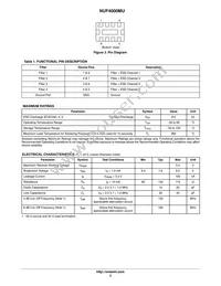 NUF4000MUT2G Datasheet Page 2