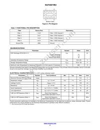 NUF4001MUT2G Datasheet Page 2