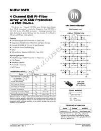 NUF4105FCT1 Datasheet Cover